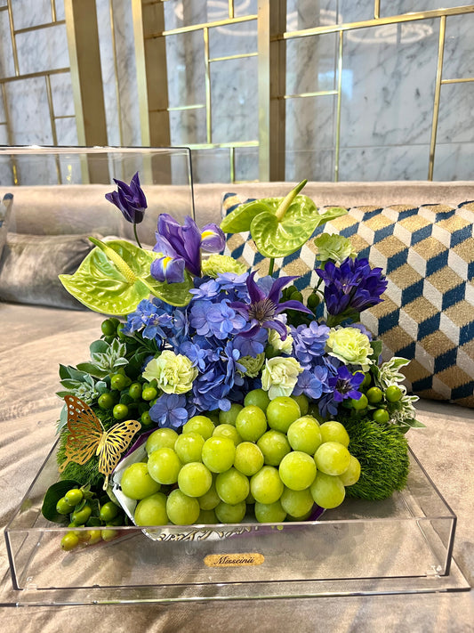Premium Flowers & Fruit Box