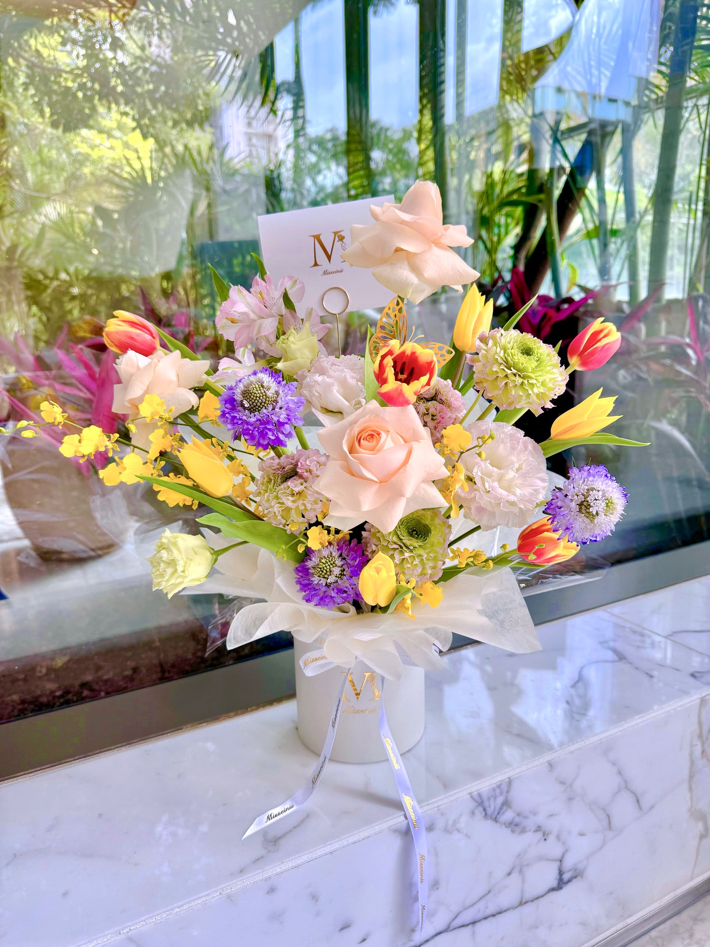 🌼🌷Italian Sunshine - Dutch Tulip & Kenyan Rose