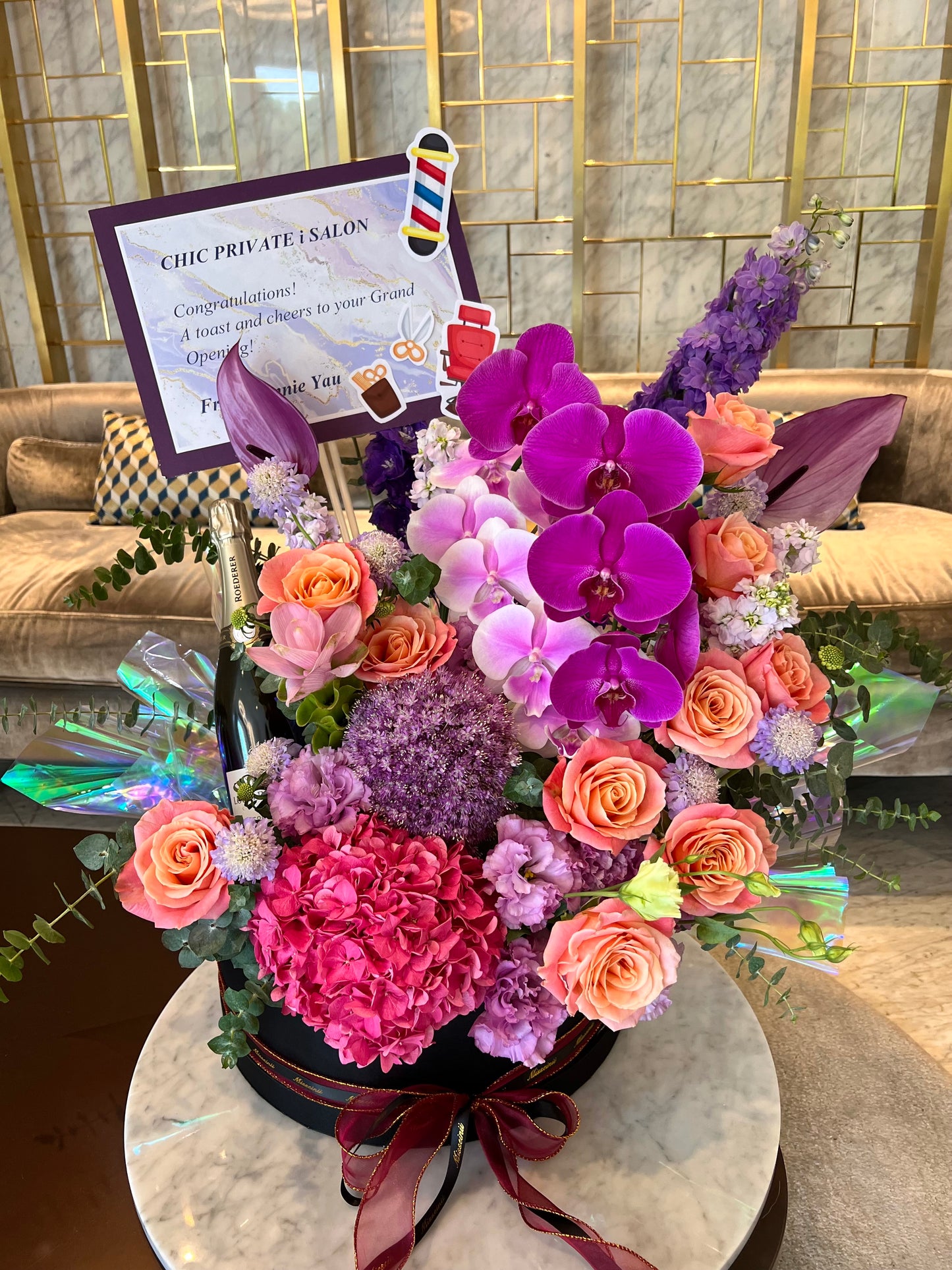 Deluxe Champagne Bloom Box Set