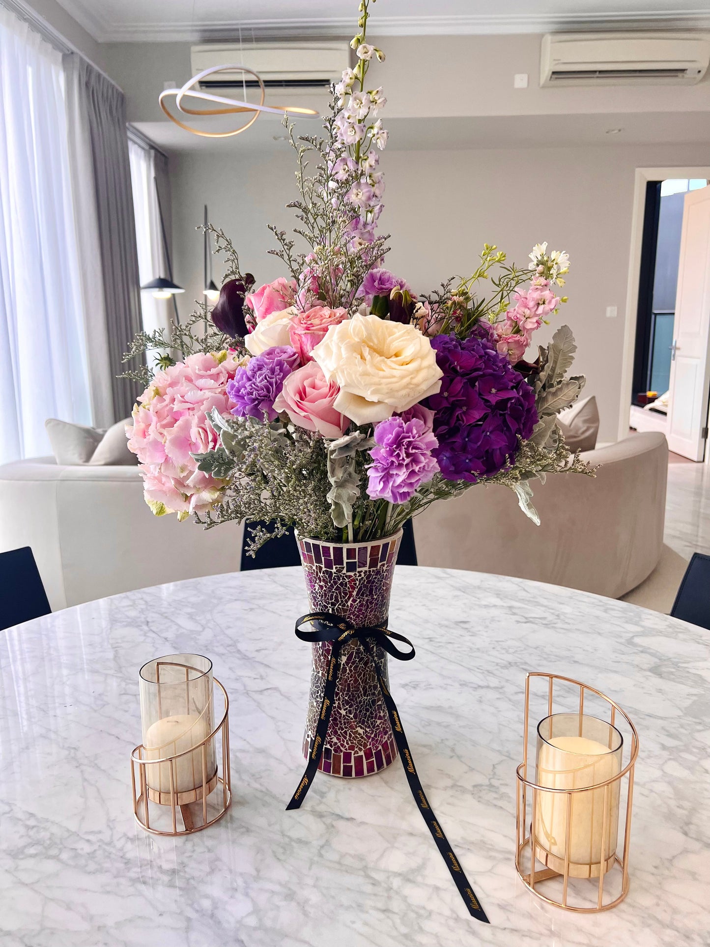 Purple Mondial - Flowers Arrangement