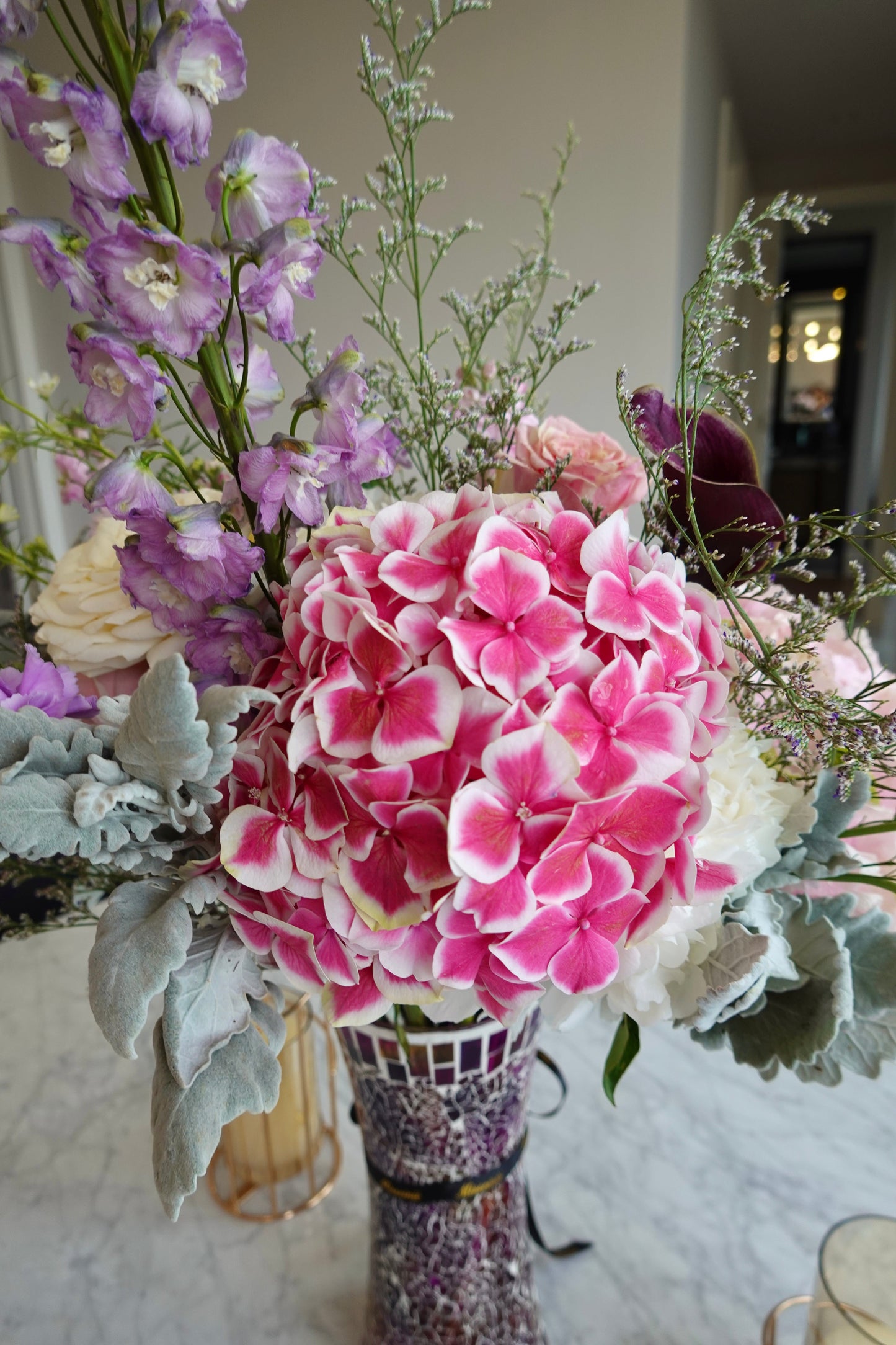 Purple Mondial - Flowers Arrangement