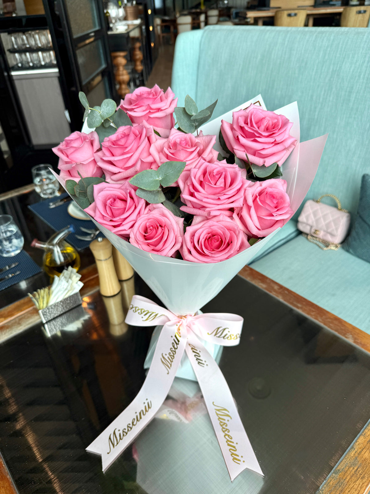 Premium Ecuadorian Pink Roses Bouquet