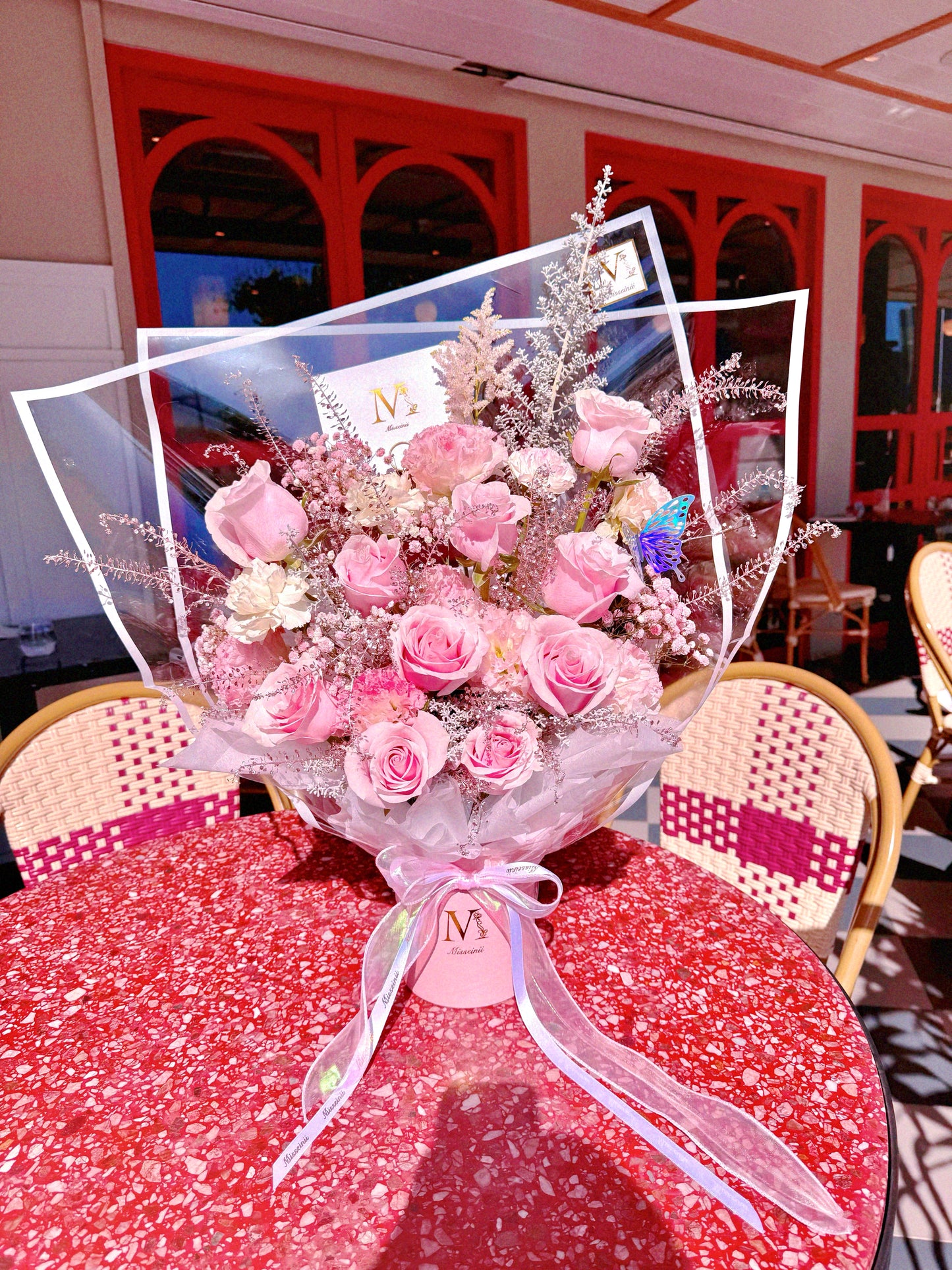 Winter Pink Romance 🤍💕 - Ecuadorian Pink Roses