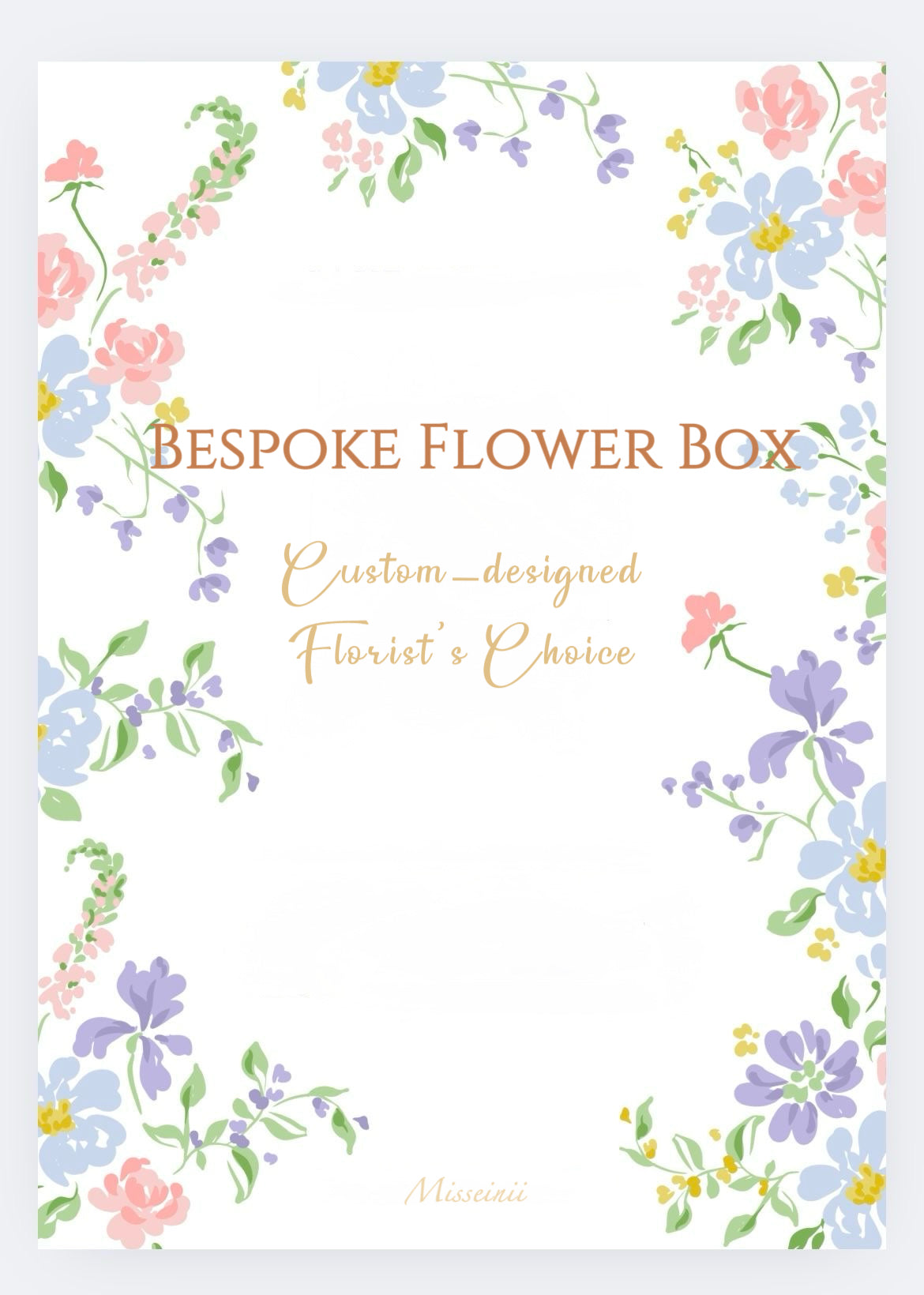 Bespoke Flower Box (Custom-designed/Florist’s Choice)