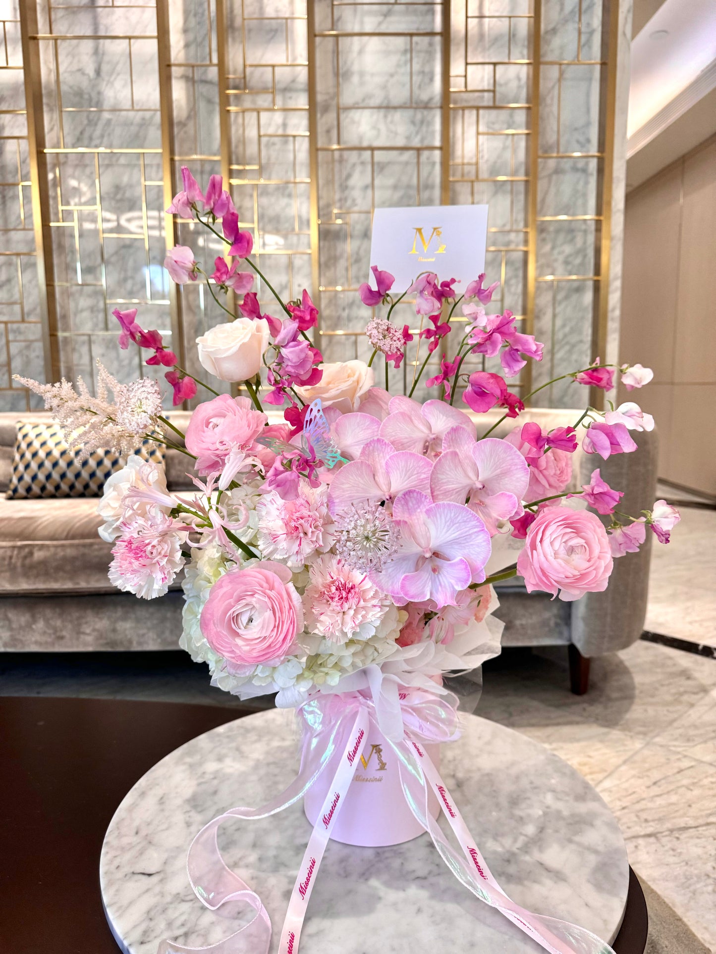 Hana - Japanese Sweet Pea, Orchid, Rose, Hydrangea