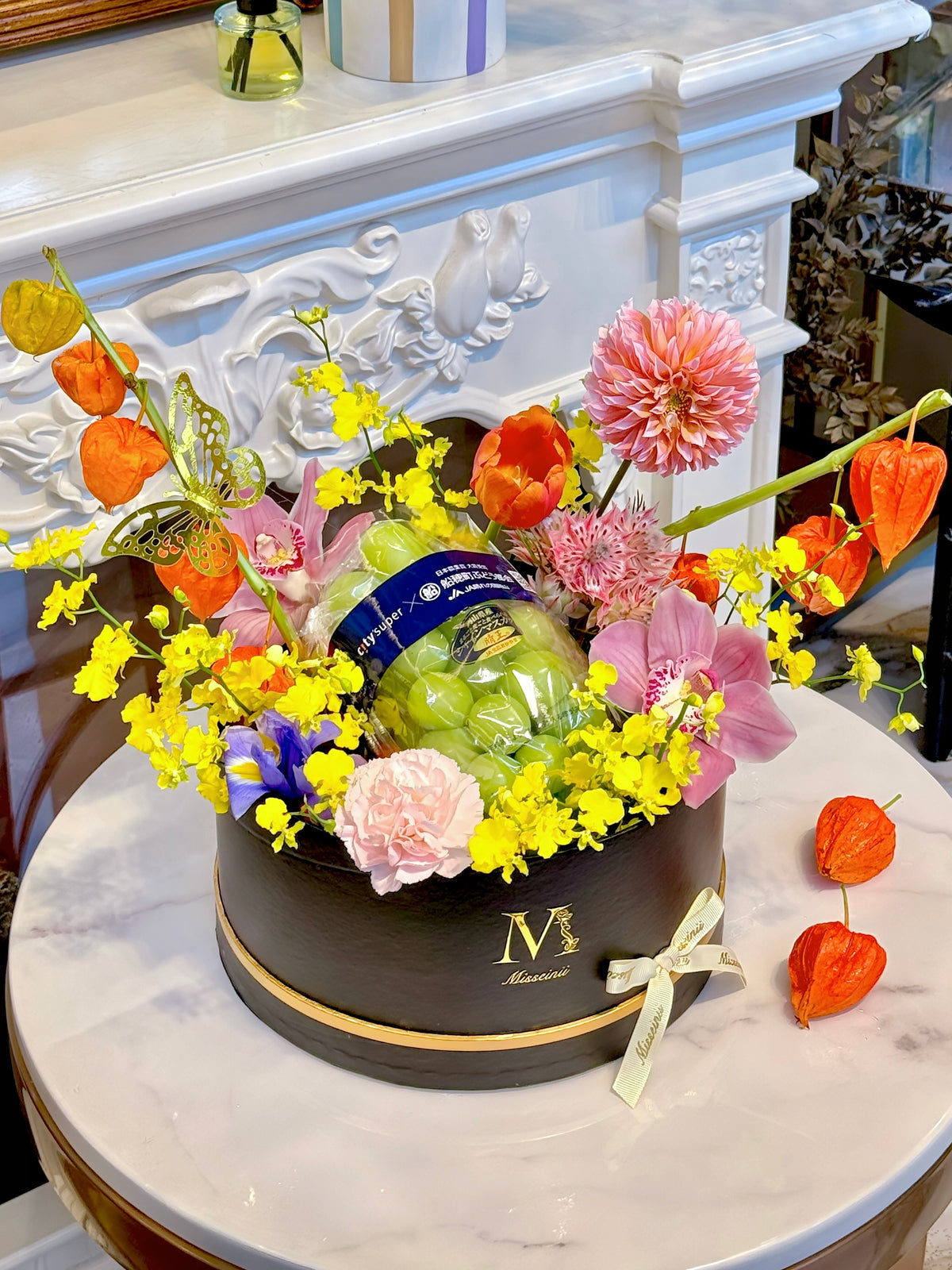 Full Moon Floral Fruit Box