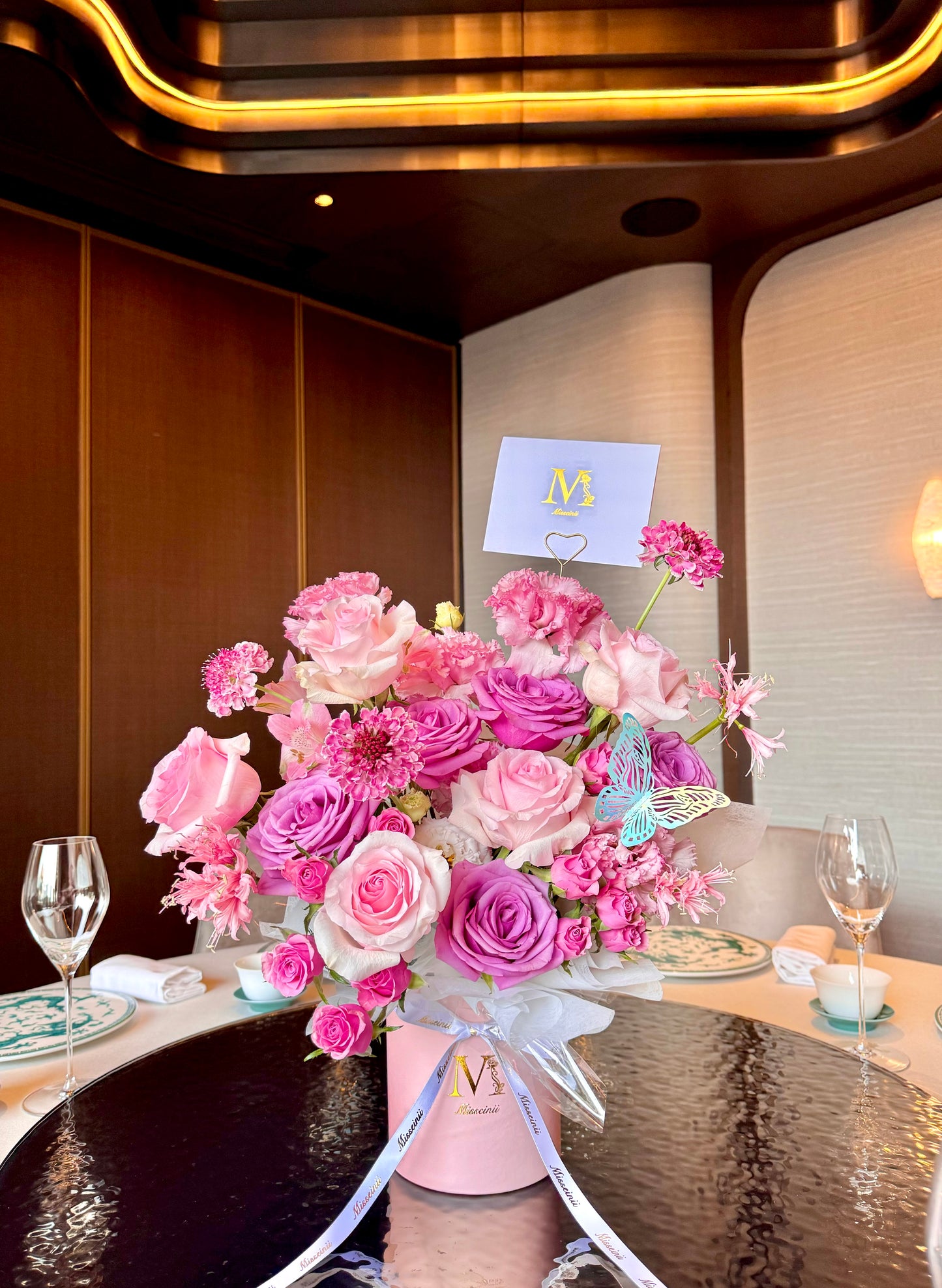 Stella - Pink & Purple Ecuadorian Roses