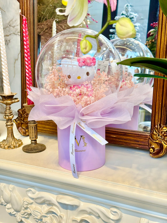 Hello Kitty Baby’s Breath Preserved Flower Box