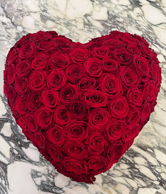 99/199 Heart Shaped Red Roses 99/199枝心形紅玫瑰
