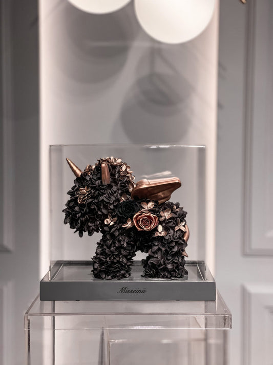 Lovely Unicorn Preserved Flower - Black