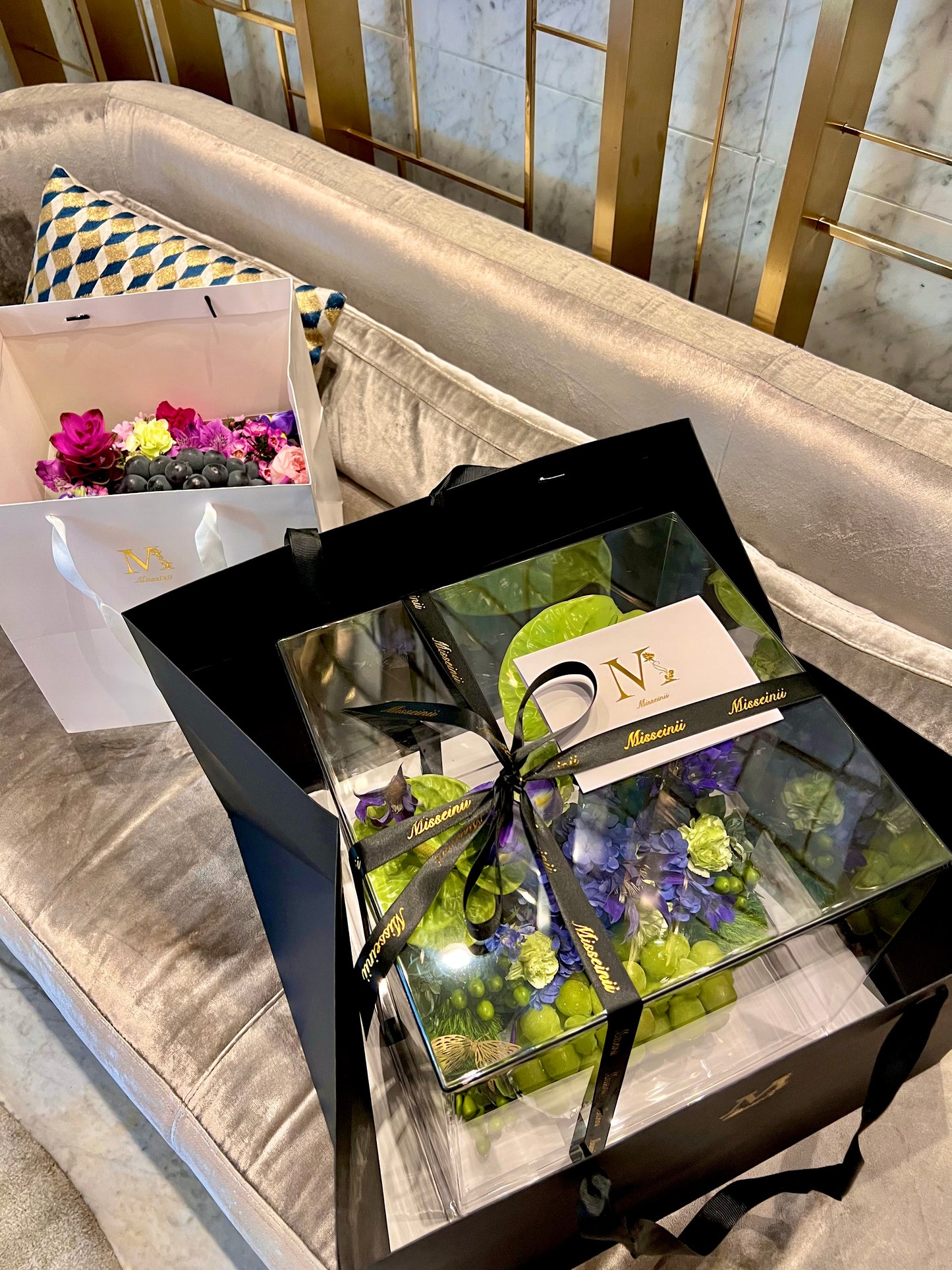 花果盒碧綠清新小花園￼