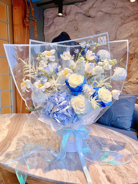 Glacier - Icy Blue Tulips
