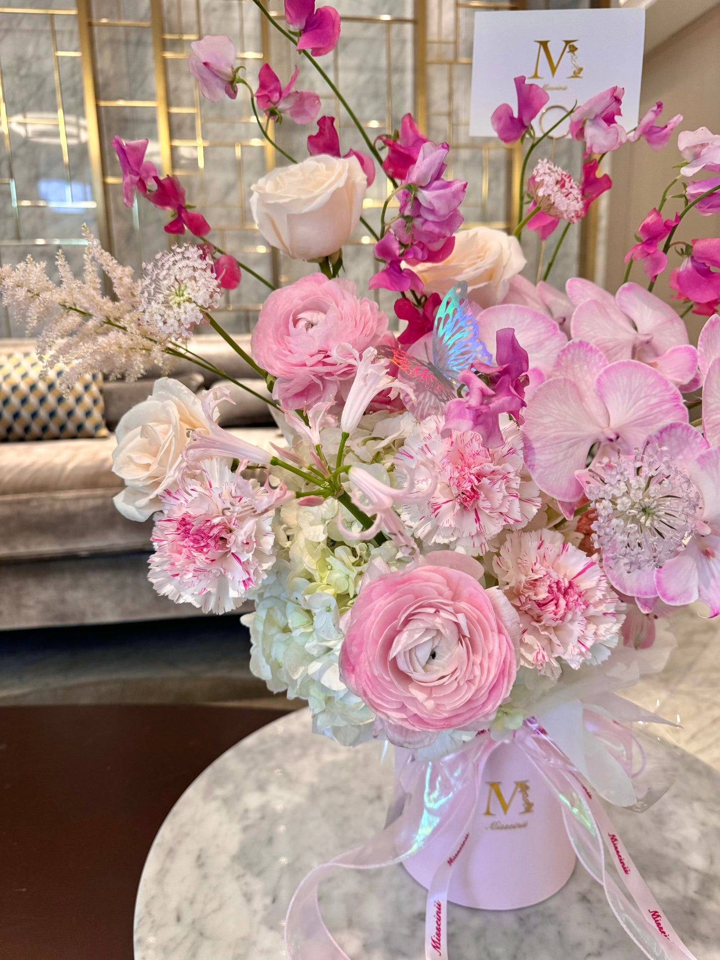 Hana - Japanese Sweet Pea, Orchid, Rose, Hydrangea
