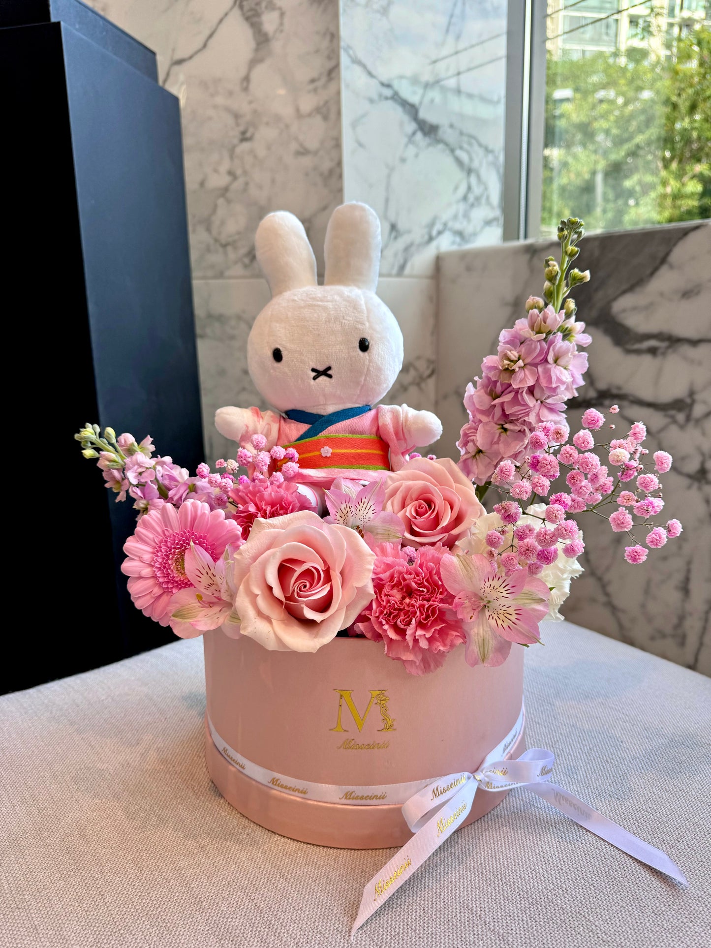 Romantic Miffy Rose Flower Box