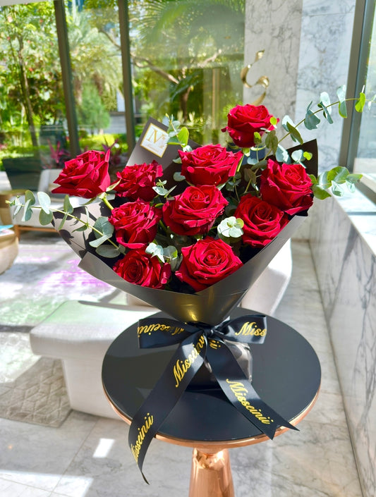 Premium Ecuadorian Red Roses Bouquet