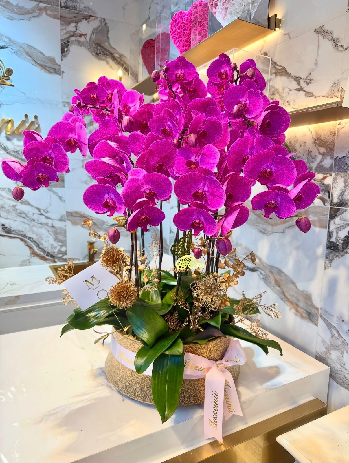 紅色賀年蘭花 Phalaenopsis Orchids (5 / 6 / 8 / 10/ 12 Stems)