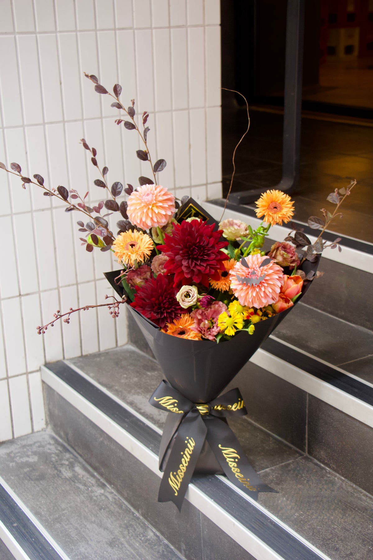 Dark Romance: The Haunted Halloween Bouquet Arrangement