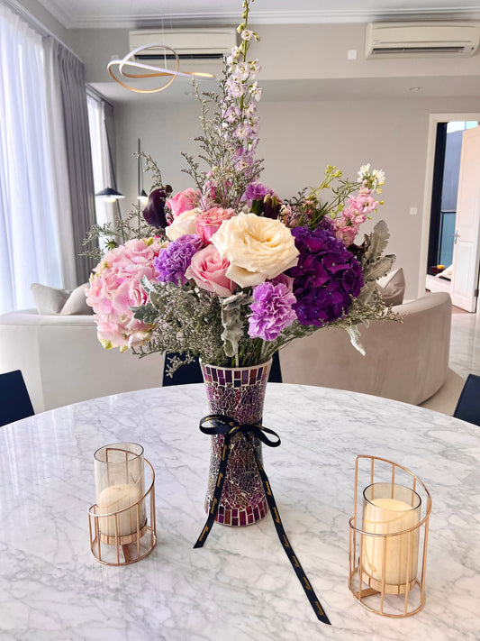 Purple Mondial - Flowers Arrangement